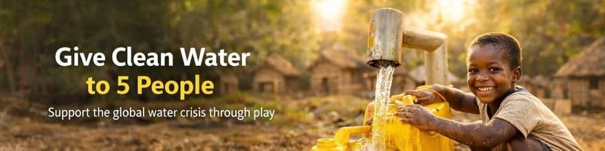 🚰 Clean Water to 5 People in Need